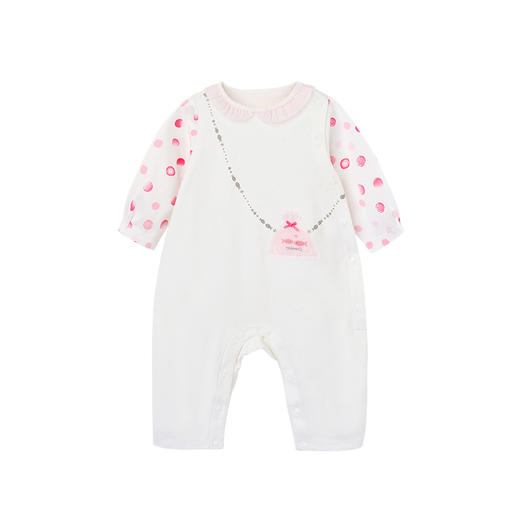 英氏-童衣类（春）E1英针长蛤英氏白73CM 商品图4