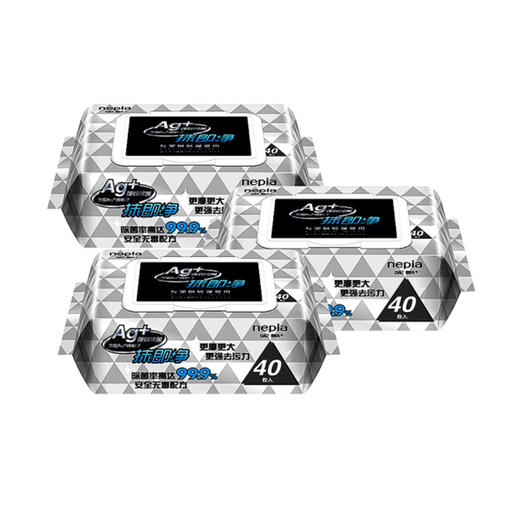 【长江外运】妮飘 厨房湿巾去油除污一抹即净 带盖清洁卫生湿巾 40抽 商品图3