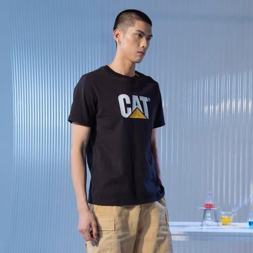 CAT2021经典logo印花短袖t恤 商品图0
