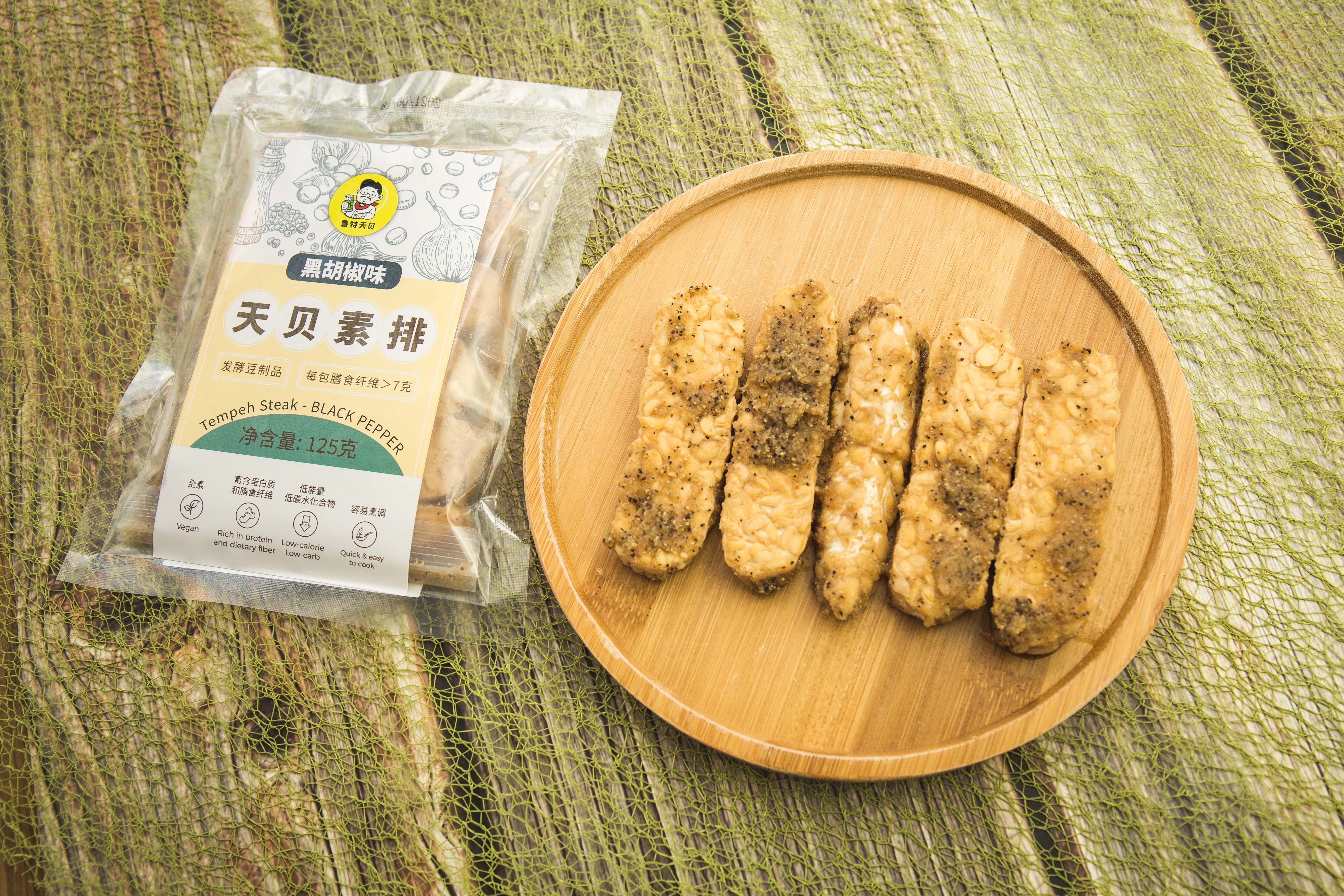 天贝tempeh 素排(含五辛) 170g/包