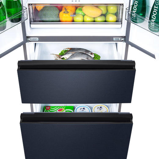 【TCL冰箱】TCLBCD-435WEPZ50烟墨蓝435升变频养鲜风冷法式多门冰箱 商品图5