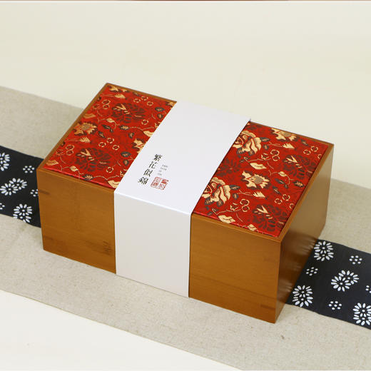 竹盒繁花似锦【通版】86元一套 /一件12套/小双瓷约装半斤 商品图2
