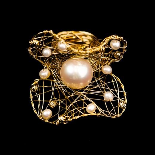 【演员-吕一同款】Genuine Pearl珍珠系列｜繁花戒指 商品图2