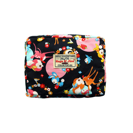HUJI祤集Motley收纳包POPOLO花朵小鹿 商品图3
