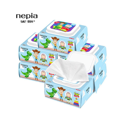 【长江外运】玩具总动员湿纸巾 成人湿巾 棉柔无纺布清润湿巾1包30抽 商品图1