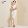 IWY/白色西装连衣裙女神范时尚修身名媛高端职业套裙气质正装 NQ620-W 商品缩略图2