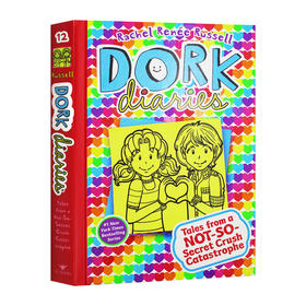 怪诞少女日记12 英文原版 Dork Diaries 12 女版小屁孩 朵拉日记 儿童英语章节桥梁书 进口原版书籍