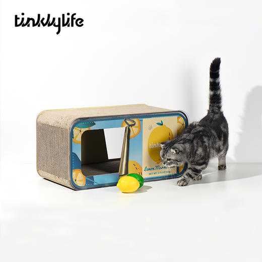 Tinklylife水果罐头猫窝抓板不掉屑大号大空间猫咪用品 商品图7