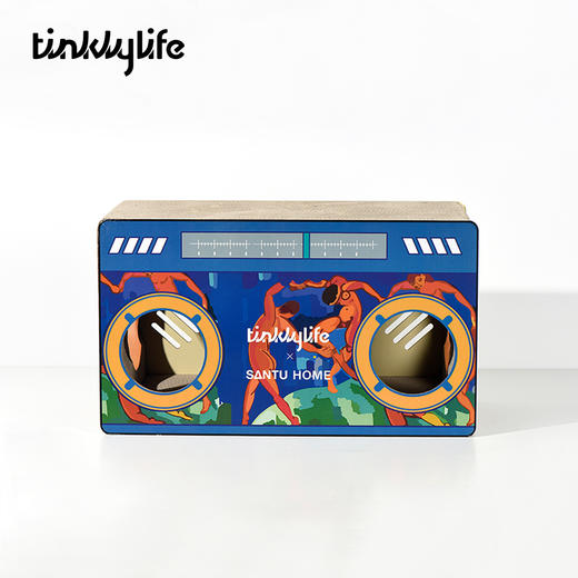 Tinklylife SANTU艺术收音机猫窝抓板 商品图2