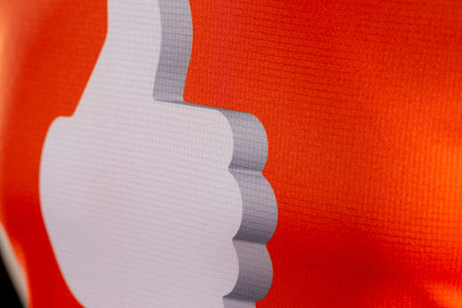 严素跑步TEE,点个赞,男/女款,轻量 短袖T恤 速干快干 严素态度 商品图7