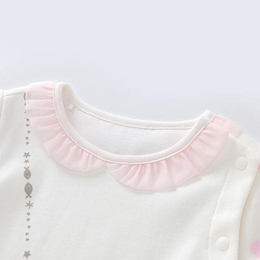 英氏-童衣类（春）E1英针长蛤英氏白73CM 商品图1