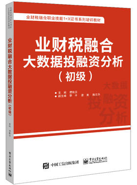 业财税融合大数据投融资分析（初级）