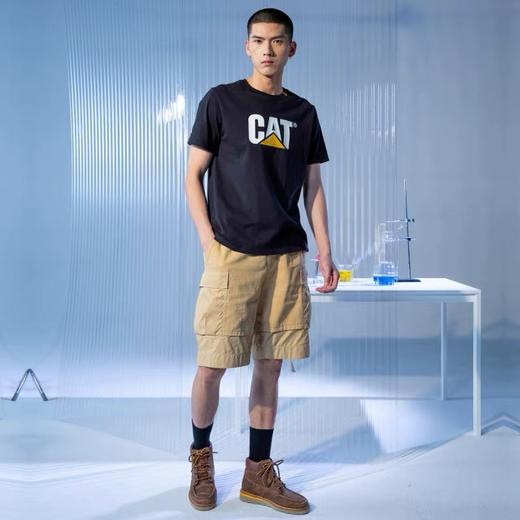 CAT2021经典logo印花短袖t恤 商品图1