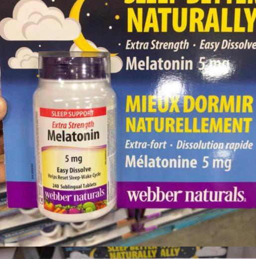 Webber Melatonin天然褪黑素睡眠宝 5mg 300粒  温哥华直邮