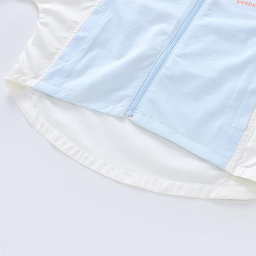 英氏-童衣类（夏）E1外着英梭短帽外套白110CM 商品图3