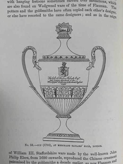 1881年 英国古董器皿 78幅版画插图 漆布精装18开 商品图10