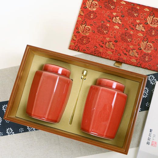 竹盒繁花似锦【通版】108元一套 /一件6套/大双瓷约装一斤 商品图4