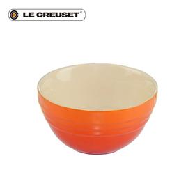 酷彩-炻瓷创意小碗可爱米饭碗早餐汤碗家用12.5cm  桔色