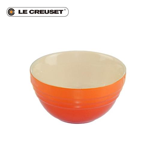 酷彩-炻瓷创意小碗可爱米饭碗早餐汤碗家用12.5cm  桔色 商品图0