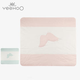 英氏-寝具类（春）D0粉天使小被 淡天堂粉