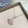 价值38000 谁戴谁好看！宝格丽DIVAS' DREAM系列渐变粉钻裙子项链 意式优雅魅力 神秘且令人难以忘怀的气质！V金材质+电镀咪金 保色效果超棒 配送全套包装！预售 商品缩略图3