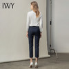 IWY/白色职业衬衫套裤蝴蝶结小众设计时尚气质两件套办公服OL名媛 B180+P10345 商品缩略图3