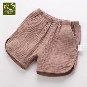 拉比-童衣类（夏）C9丛林绉纱短裤卡其