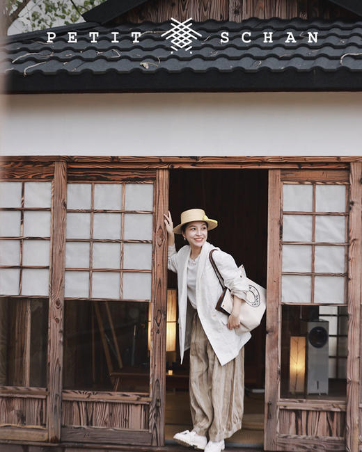 PETIT SCHAN小闪  CLO#045 Lantern 意大利进口亚麻混纺面料条纹灯笼裤 商品图9