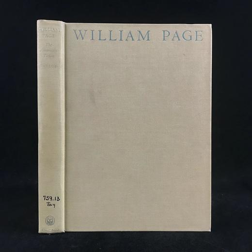 “美国提香”威廉·佩奇传记与画集 56幅插图 精装16开 商品图0