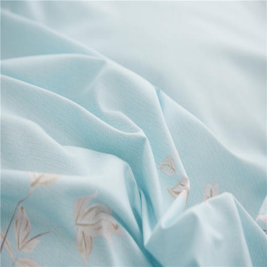 恒源祥HYX034TJ树枝梅花印四件套 100%聚酯纤维 80g桃皮绒 被套200cm*230cm【CZ】 商品图4