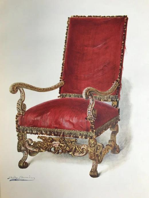 1905年 珀西·麦克奎德《英国家具史：胡桃木时代》 200余幅精美插图 精装8开 商品图7