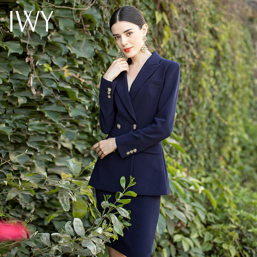 IWY/职业通勤西服套裙CS1344 商品图0