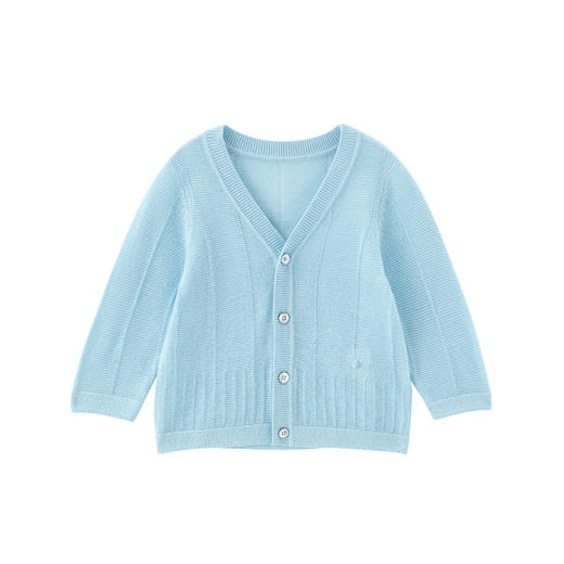 英氏-童衣类（春）E1英毛短外套纯净蓝100CM 商品图1