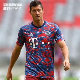 ADIDAS/阿迪达斯21-22赛季拜仁训练休闲短袖足球服男GR0652