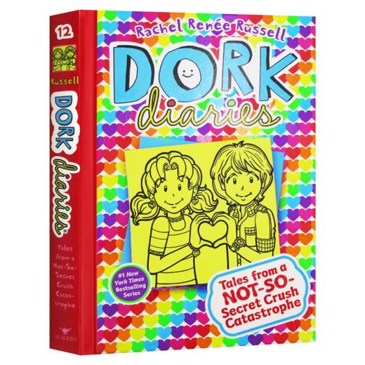 怪诞少女日记12 英文原版 Dork Diaries 12 女版小屁孩 朵拉日记 儿童英语章节桥梁书 进口原版书籍 商品图3