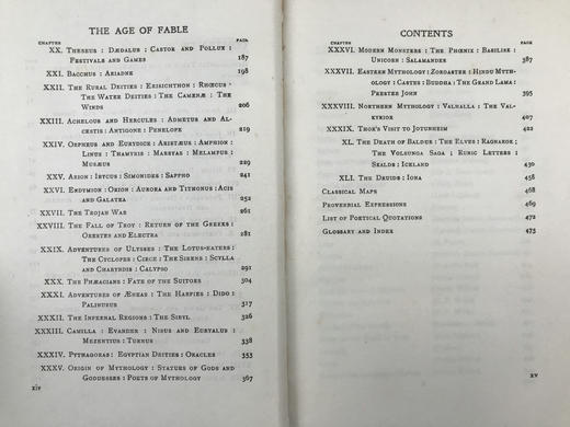 1924年 布尔芬奇《神话传奇的黄金时代》 36幅插图 漆布精装大32开 商品图6