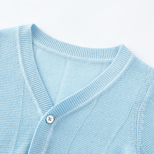 英氏-童衣类（春）E1英毛短外套纯净蓝100CM 商品图2