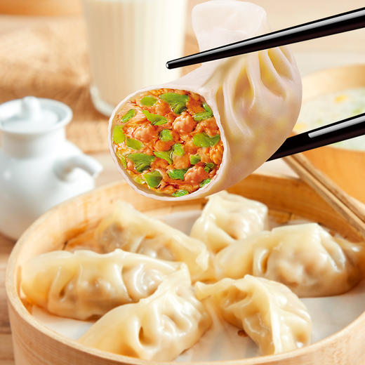 思念 美味速食代餐蒸煎饺子 白菜猪肉240g12只 商品图3