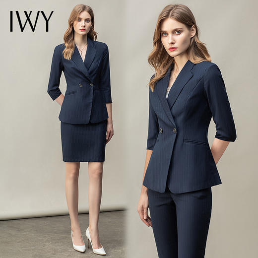IWY/职业通勤西服套装套裙C10388+P10345+S10345 商品图4