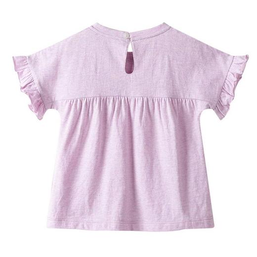 拉比-童衣类（夏）C9绚丽后开短袖衣浅蓝 商品图3