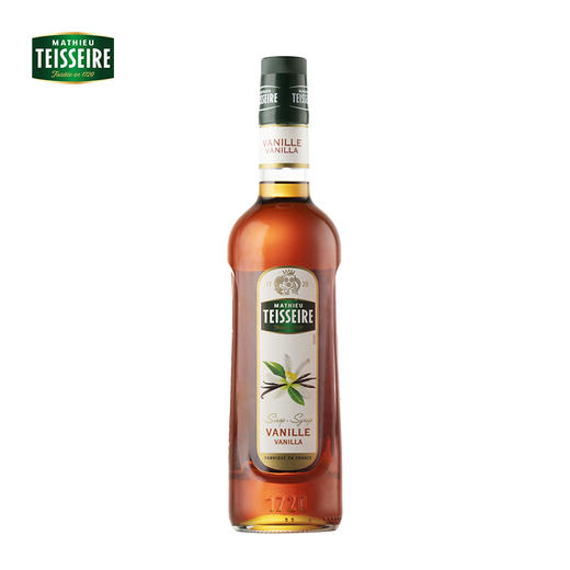 特价【Teisseire糖浆】帝斯乐 香草风味700ML/瓶  液体糖浆咖啡伴侣 奶茶 调酒 商品图6