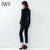 IWY/职业女装时尚气质套装藏青条纹休闲通勤套裤百搭职业干练西服NC180+P179 商品缩略图3