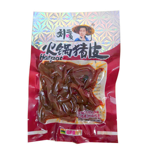 仅限盐山门店【10元3袋】刘二嘎火锅猪皮100g（0608059） 商品图0