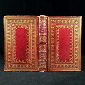 漂亮烫金特装本！1839年 公祷书 全真皮精装大32开