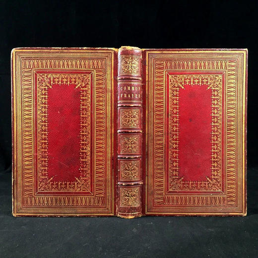 漂亮烫金特装本！1839年 公祷书 全真皮精装大32开 商品图0