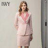 IWY/粉色播音艺考服装女正装时尚气质名媛OL主持人工作服高端职业 CS11120卡其 商品缩略图1