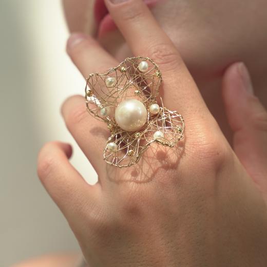 【演员-吕一同款】Genuine Pearl珍珠系列｜繁花戒指 商品图1