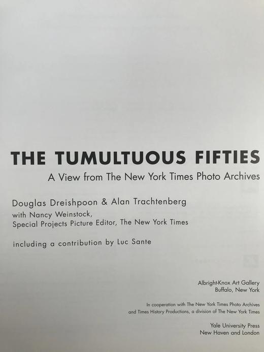 动荡五十年代：纽约时报摄影图集 195幅插图 精装大16开 商品图3