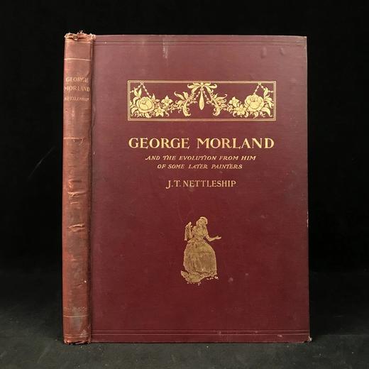 1898年 乔治· 莫兰传记画集 38幅插图 漆布精装16开 商品图0