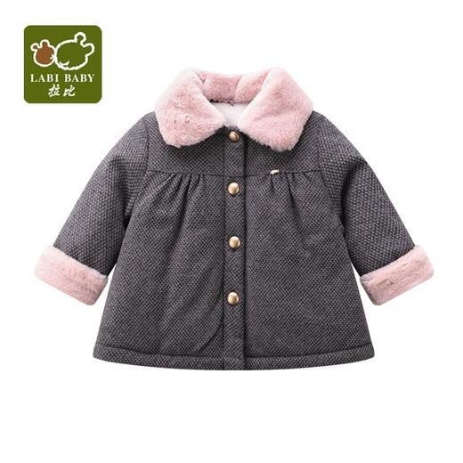 拉比-童衣类（冬）C9浪漫中褛深灰 商品图0